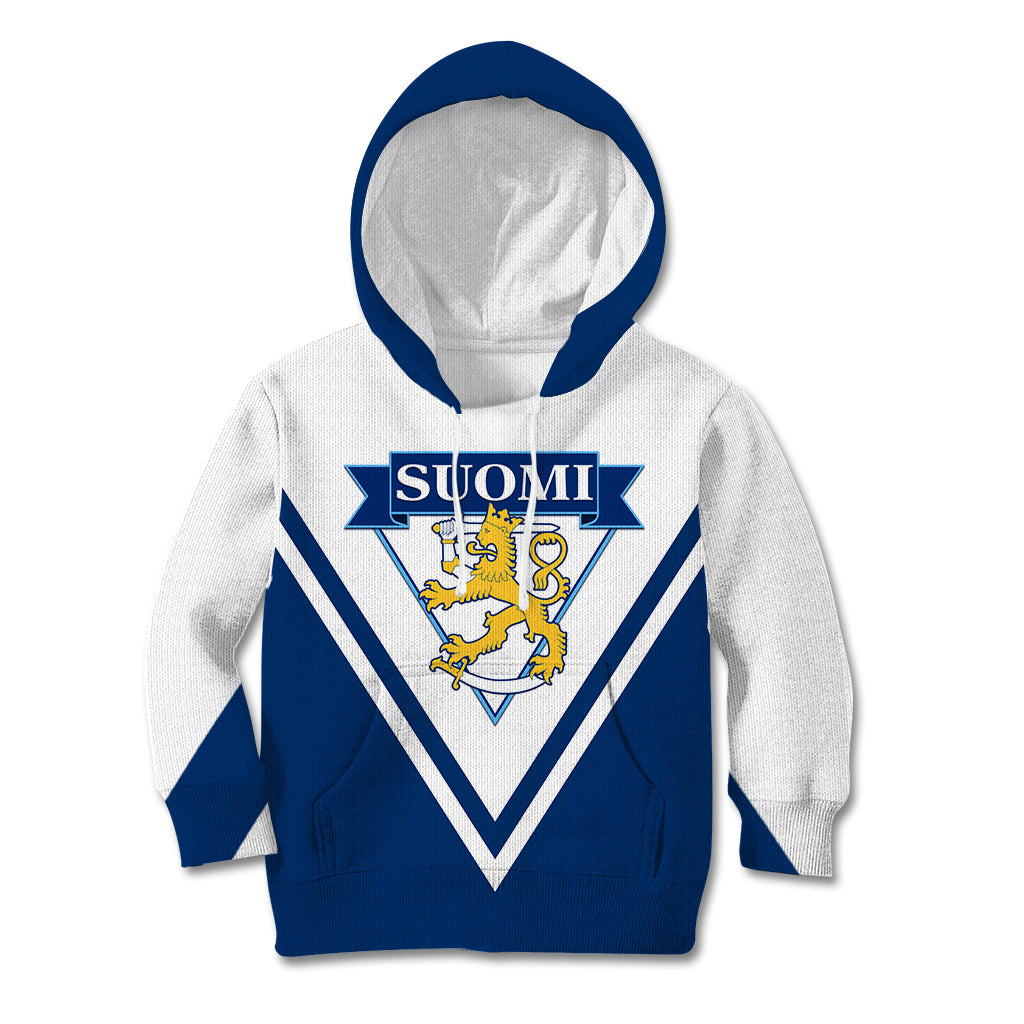 Finland Hockey 2024 Kid Hoodie Come on Leijonat - Wonder Print Shop