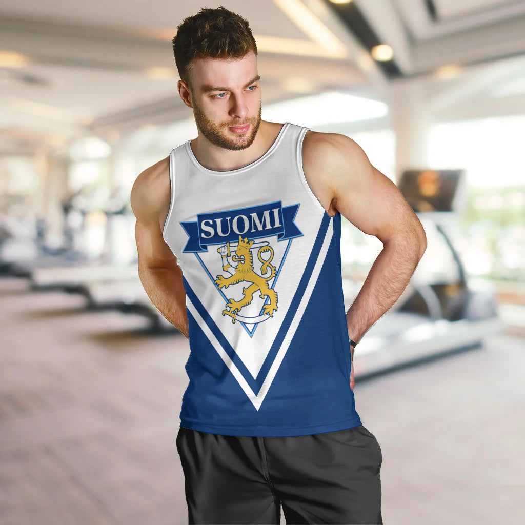 Finland Hockey 2024 Men Tank Top Come on Leijonat - Wonder Print Shop