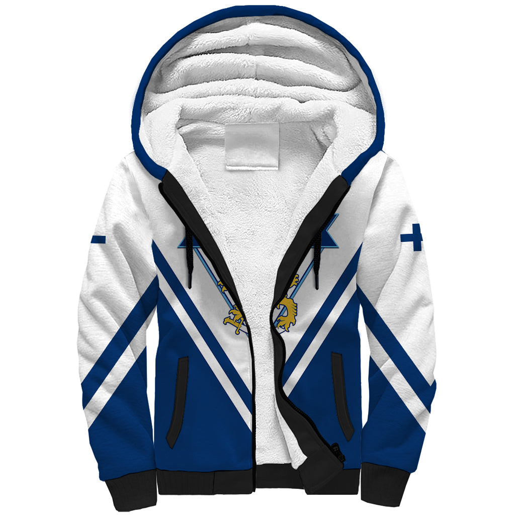 Finland Hockey 2024 Sherpa Hoodie Come on Leijonat