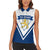 Finland Hockey 2024 Women Sleeveless Polo Shirt Come on Leijonat