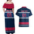 USA Hockey 2024 Couples Matching Off Shoulder Maxi Dress and Hawaiian Shirt Go Team USA - Wonder Print Shop