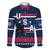 USA Hockey 2024 Family Matching Long Sleeve Bodycon Dress and Hawaiian Shirt Go Team USA - Wonder Print Shop