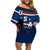 USA Hockey 2024 Family Matching Off Shoulder Short Dress and Hawaiian Shirt Go Team USA - Wonder Print Shop