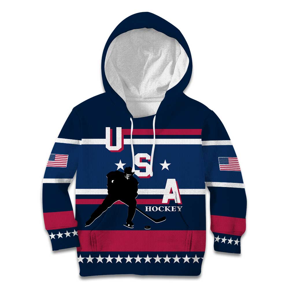 USA Hockey 2024 Kid Hoodie Go Team USA - Wonder Print Shop