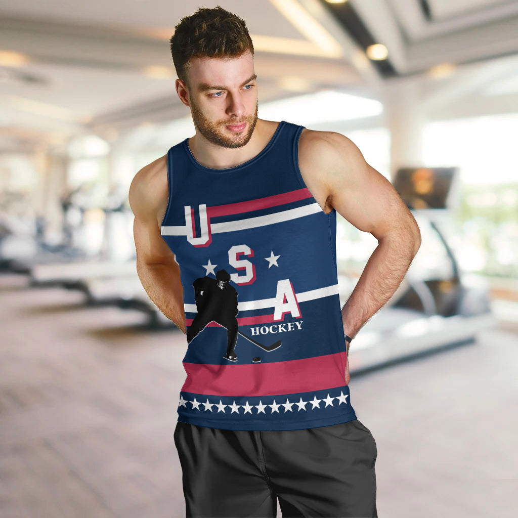 USA Hockey 2024 Men Tank Top Go Team USA - Wonder Print Shop