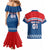 Czech Hockey 2024 Couples Matching Mermaid Dress and Hawaiian Shirt Come on Czechia - Wonder Print Shop