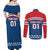 Czech Hockey 2024 Couples Matching Off Shoulder Maxi Dress and Long Sleeve Button Shirt Come on Czechia - Wonder Print Shop