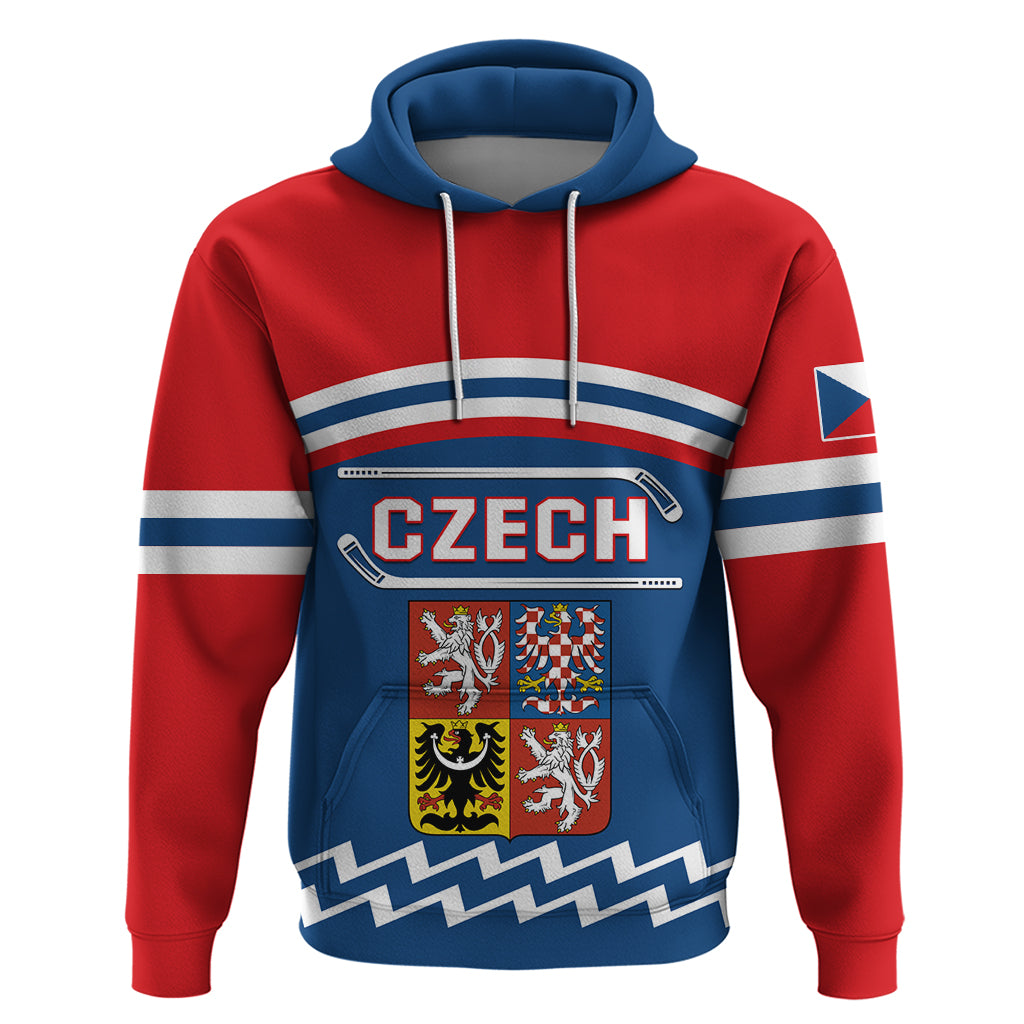 Czech Hockey 2024 Hoodie Come on Czechia - Wonder Print Shop