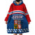 Czech Hockey 2024 Wearable Blanket Hoodie Come on Czechia