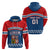 Czech Hockey 2024 Zip Hoodie Come on Czechia