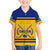 Sweden Hockey 2024 Family Matching Long Sleeve Bodycon Dress and Hawaiian Shirt Tre Kronor Come on - Wonder Print Shop