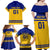 Sweden Hockey 2024 Family Matching Off Shoulder Maxi Dress and Hawaiian Shirt Tre Kronor Come on - Wonder Print Shop