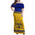 Sweden Hockey 2024 Family Matching Off Shoulder Maxi Dress and Hawaiian Shirt Tre Kronor Come on - Wonder Print Shop