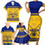 Sweden Hockey 2024 Family Matching Short Sleeve Bodycon Dress and Hawaiian Shirt Tre Kronor Come on - Wonder Print Shop