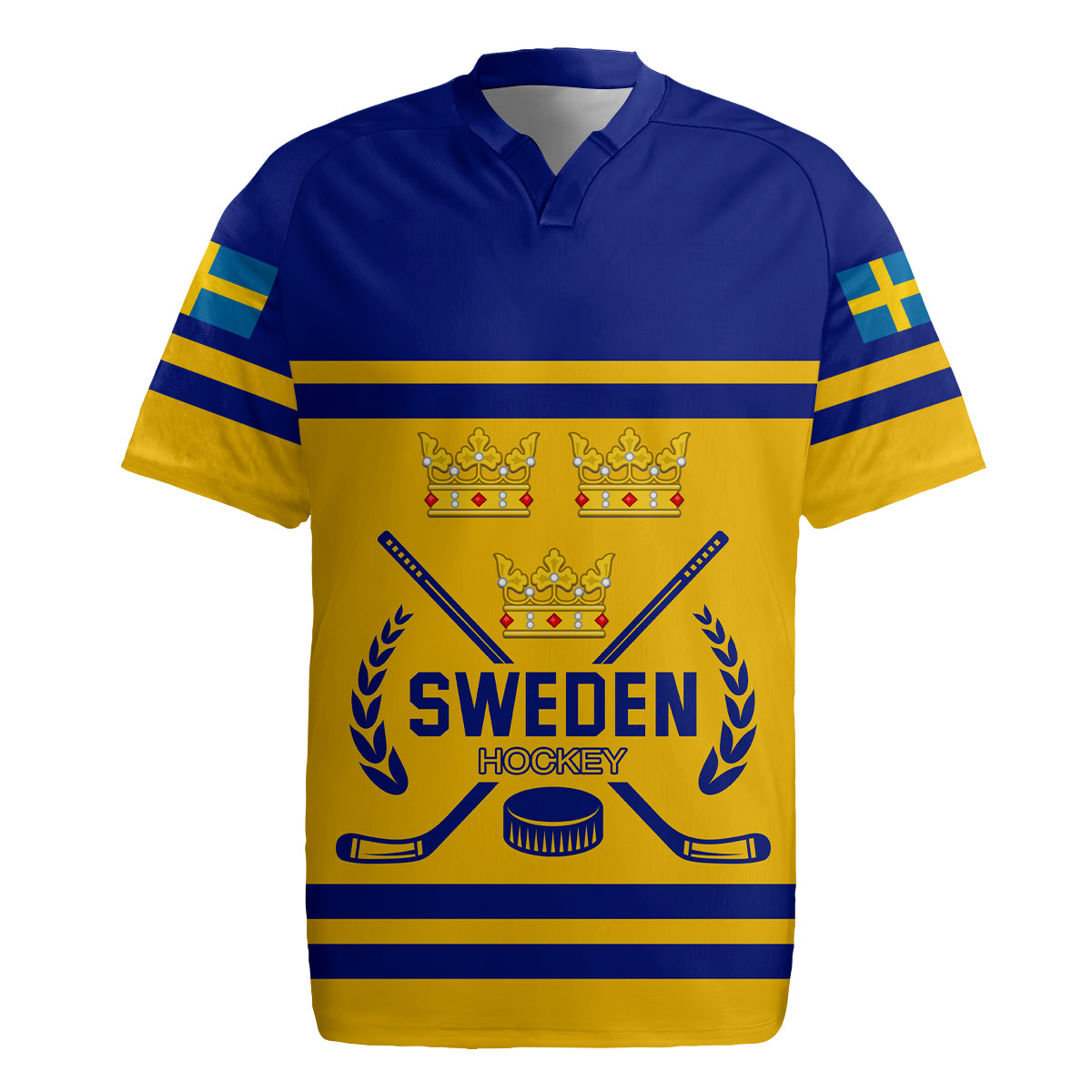 Sweden Hockey 2024 Rugby Jersey Tre Kronor Come on