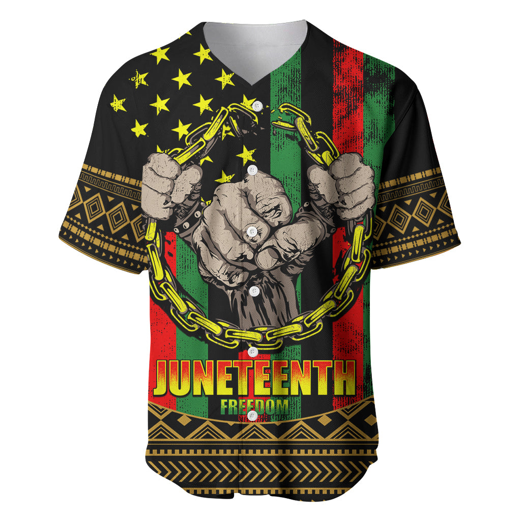 Juneteenth Celebration 2024 Baseball Jersey Black History June 19 - Wonder Print Shop