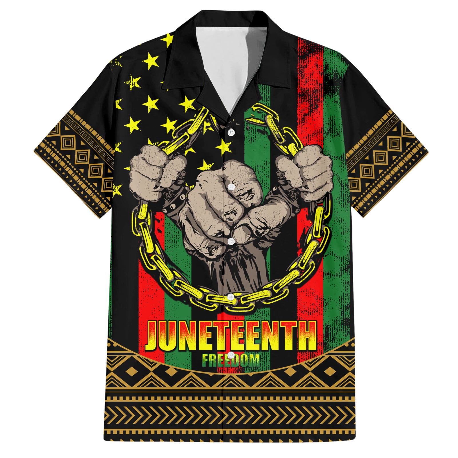 Juneteenth Celebration 2024 Hawaiian Shirt Black History June 19 - Wonder Print Shop