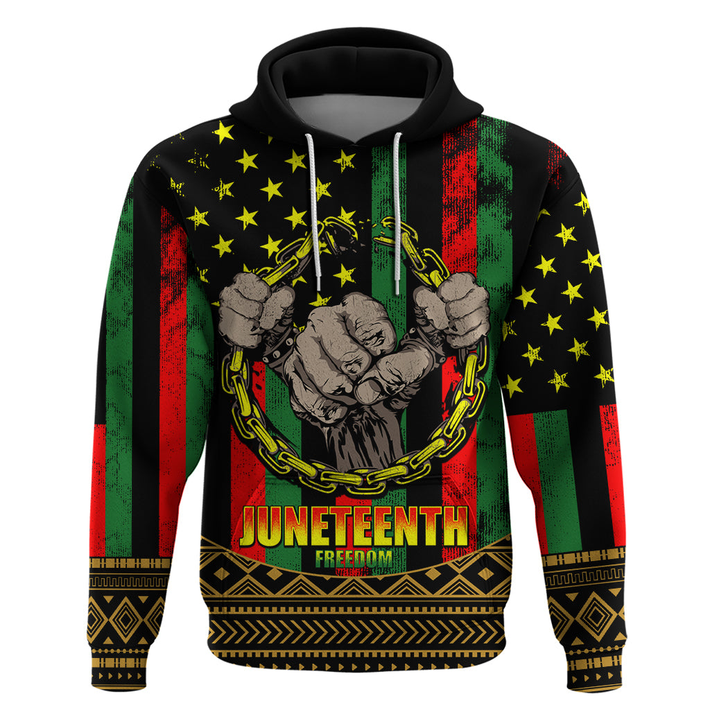 Juneteenth Celebration 2024 Hoodie Black History June 19 - Wonder Print Shop