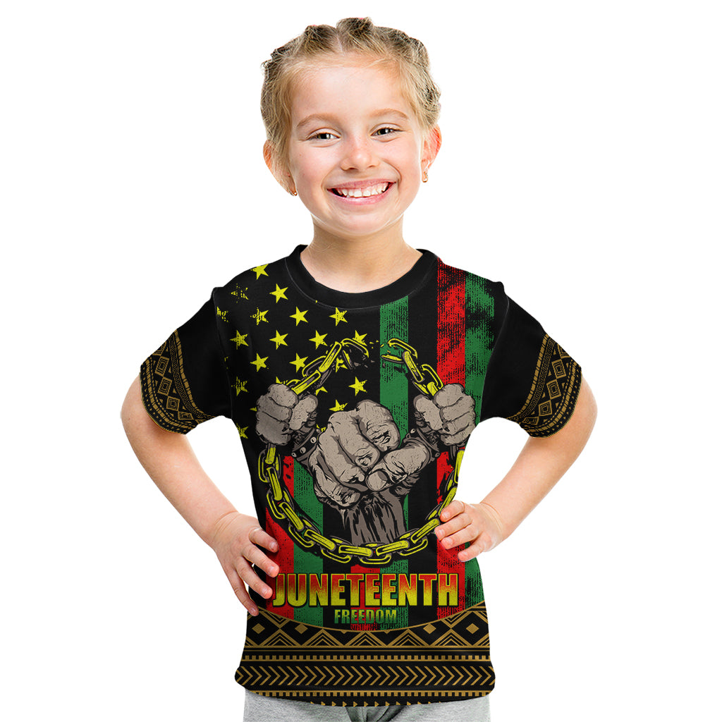 Juneteenth Celebration 2024 Kid T Shirt Black History June 19 - Wonder Print Shop