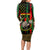 Juneteenth Celebration 2024 Long Sleeve Bodycon Dress Black History June 19 - Wonder Print Shop