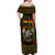 Juneteenth Celebration 2024 Off Shoulder Maxi Dress Black History June 19 - Wonder Print Shop