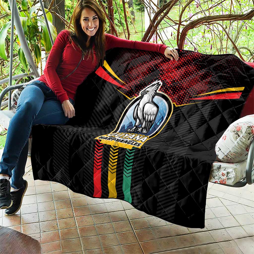 Cricket Guyana Harpy Eagles Quilt Let's Go Guyana