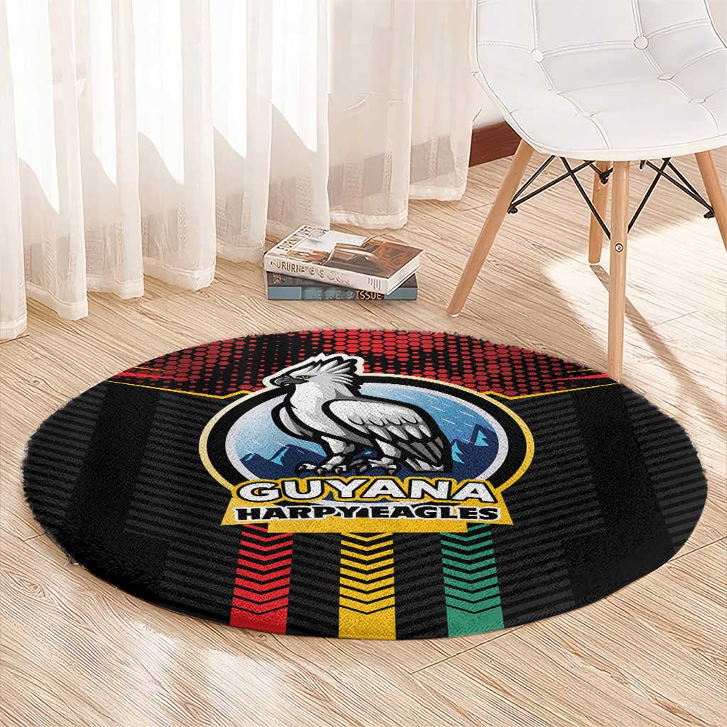 Cricket Guyana Harpy Eagles Round Carpet Let's Go Guyana