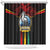Cricket Guyana Harpy Eagles Shower Curtain Let's Go Guyana