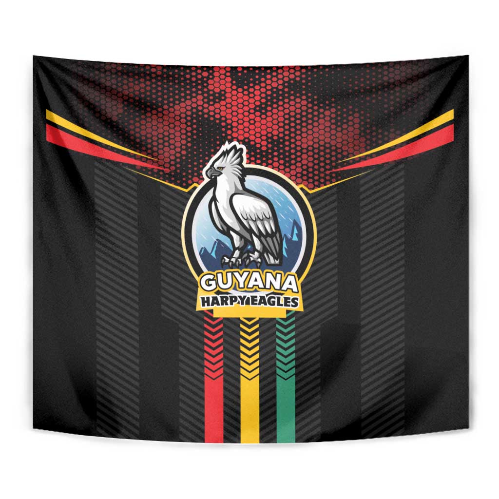 Cricket Guyana Harpy Eagles Tapestry Let's Go Guyana