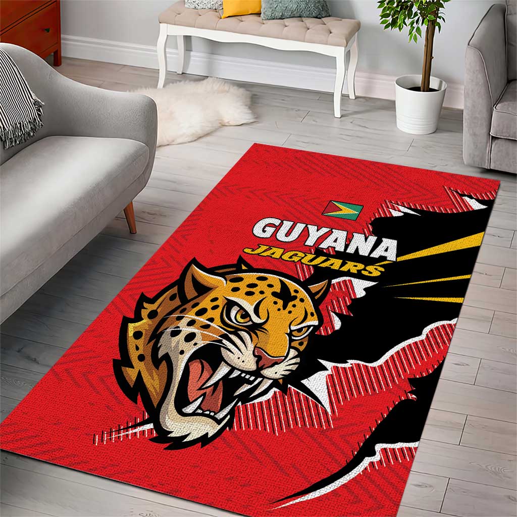 Cricket Guyana Jaguars Area Rug Go Champion