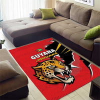 Cricket Guyana Jaguars Area Rug Go Champion