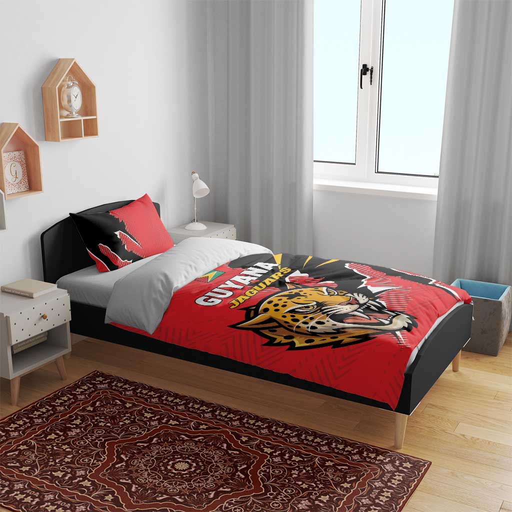 Cricket Guyana Jaguars Bedding Set Go Champion