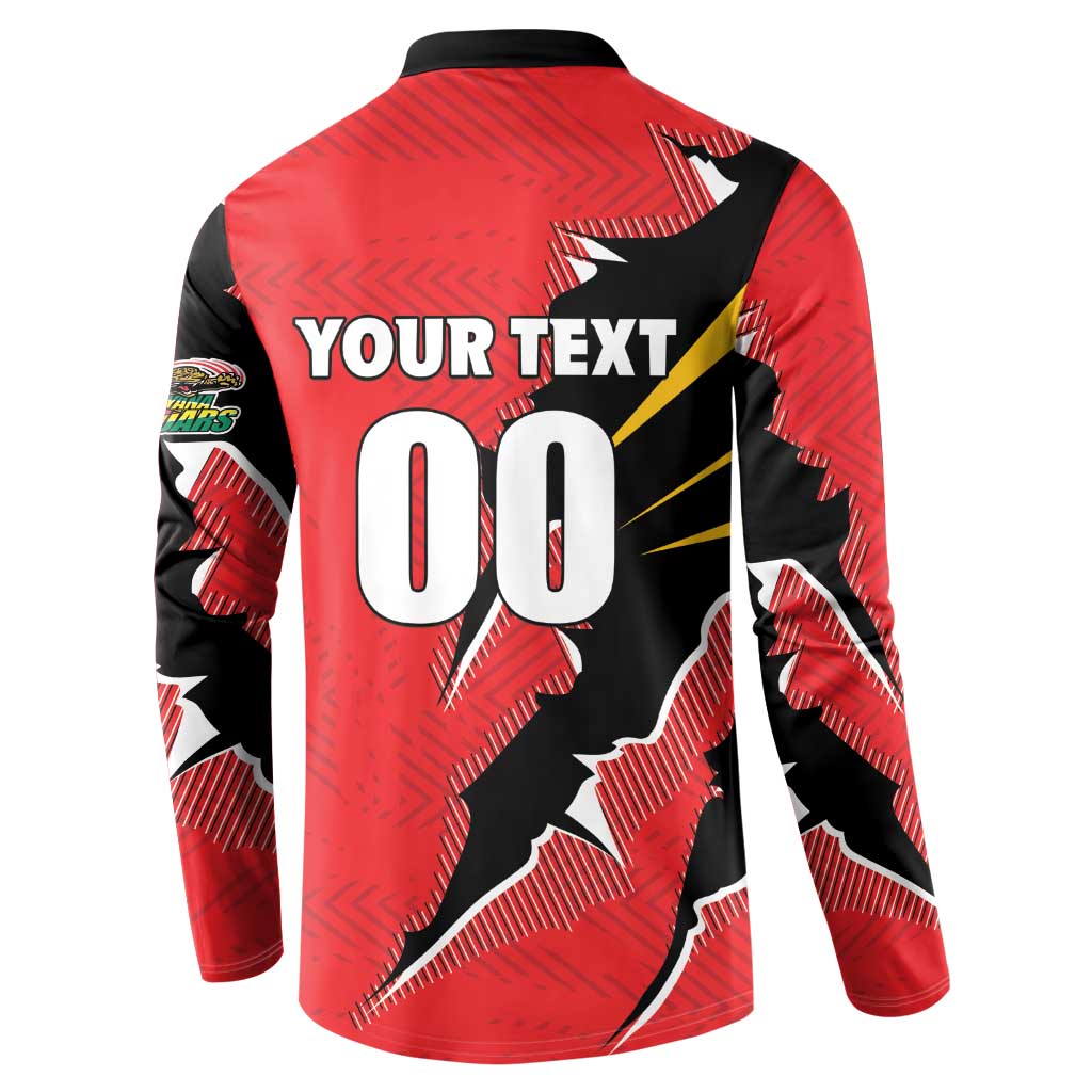 Custom Cricket Guyana Jaguars Button Sweatshirt Go Champion