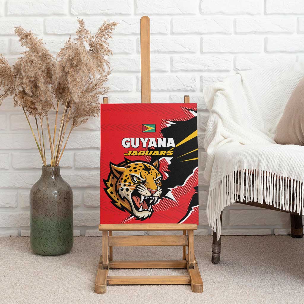Cricket Guyana Jaguars Canvas Wall Art Go Champion