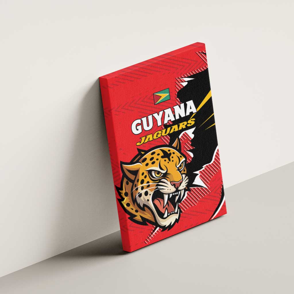 Cricket Guyana Jaguars Canvas Wall Art Go Champion