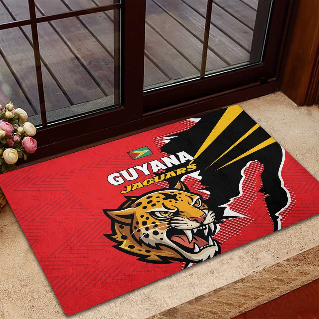 Cricket Guyana Jaguars Rubber Doormat Go Champion