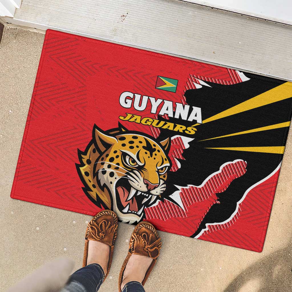 Cricket Guyana Jaguars Rubber Doormat Go Champion