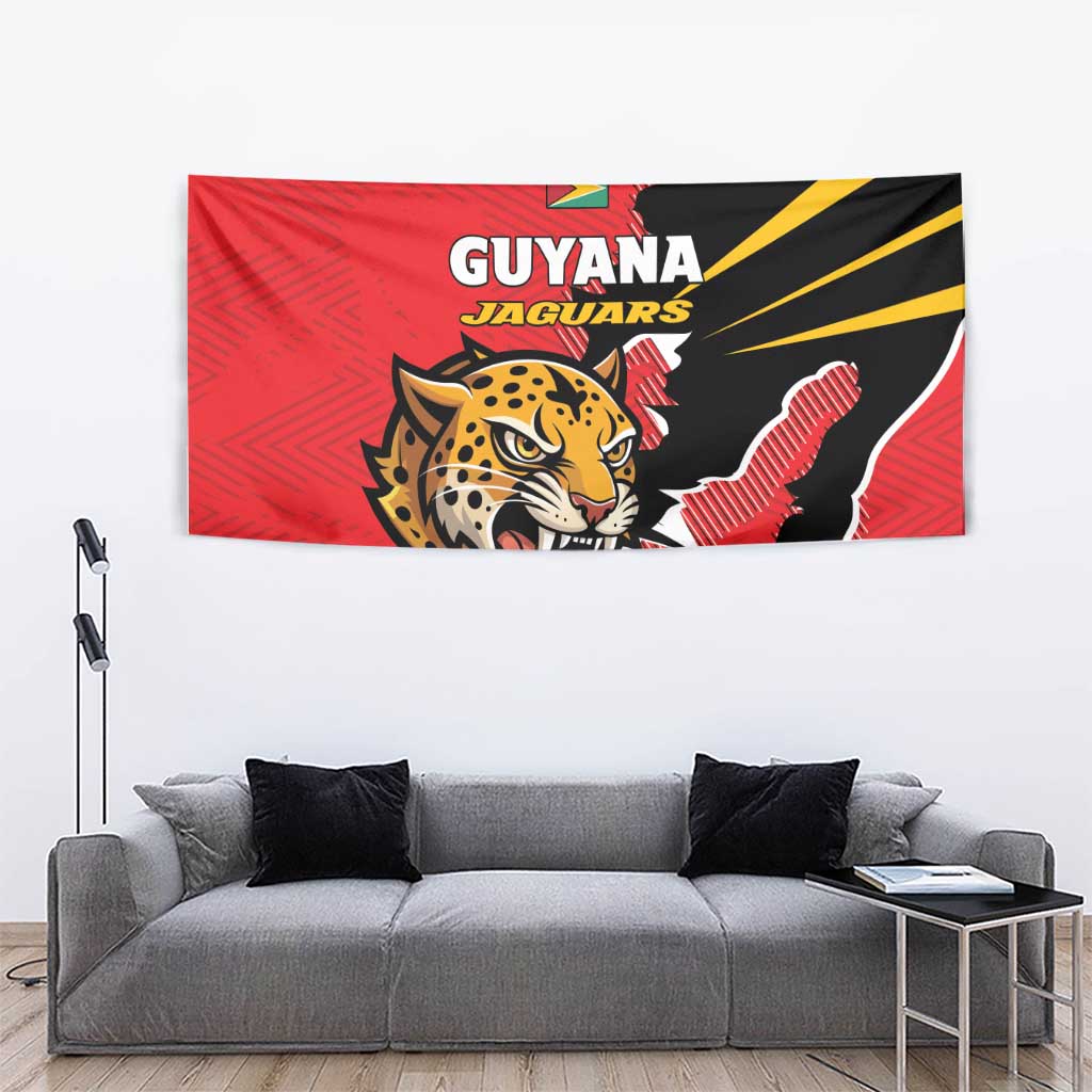 Cricket Guyana Jaguars Tapestry Go Champion