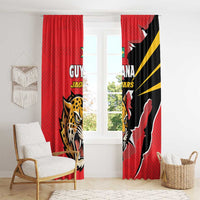 Cricket Guyana Jaguars Window Curtain Go Champion