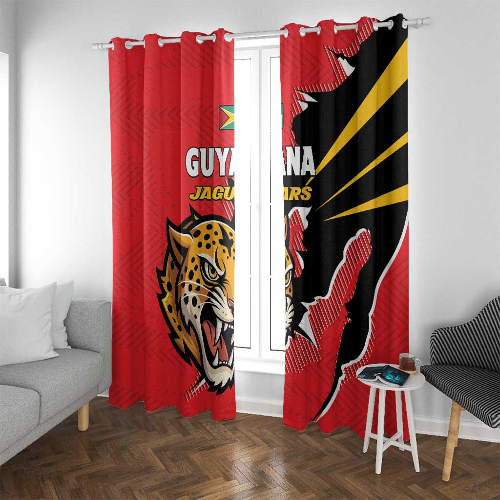 Cricket Guyana Jaguars Window Curtain Go Champion