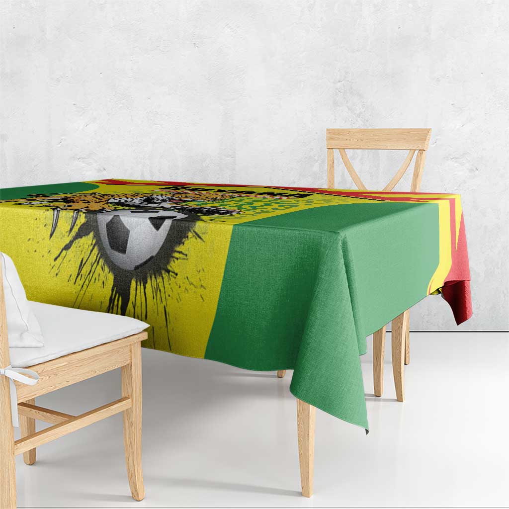 Football Guyana Tablecloth Golden Jaguars