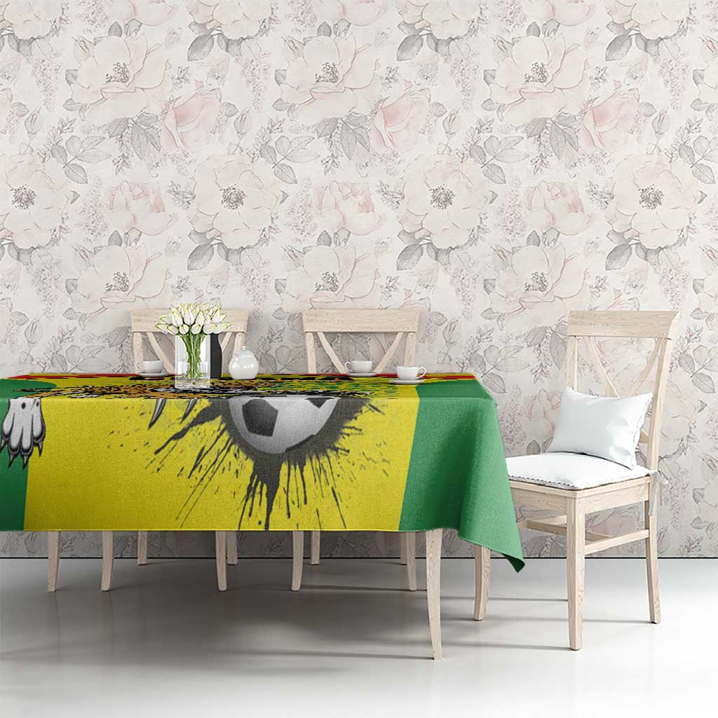 Football Guyana Tablecloth Golden Jaguars