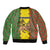 Ethiopia Bomber Jacket Ethiopian Lion Of Judah With African Pattern - Wonder Print Shop