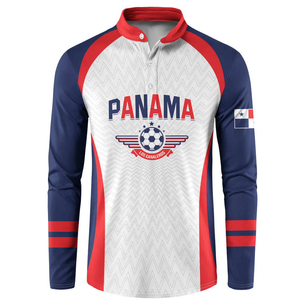 Custom Panama 2026 World Football Button Sweatshirt Los Canaleros Go