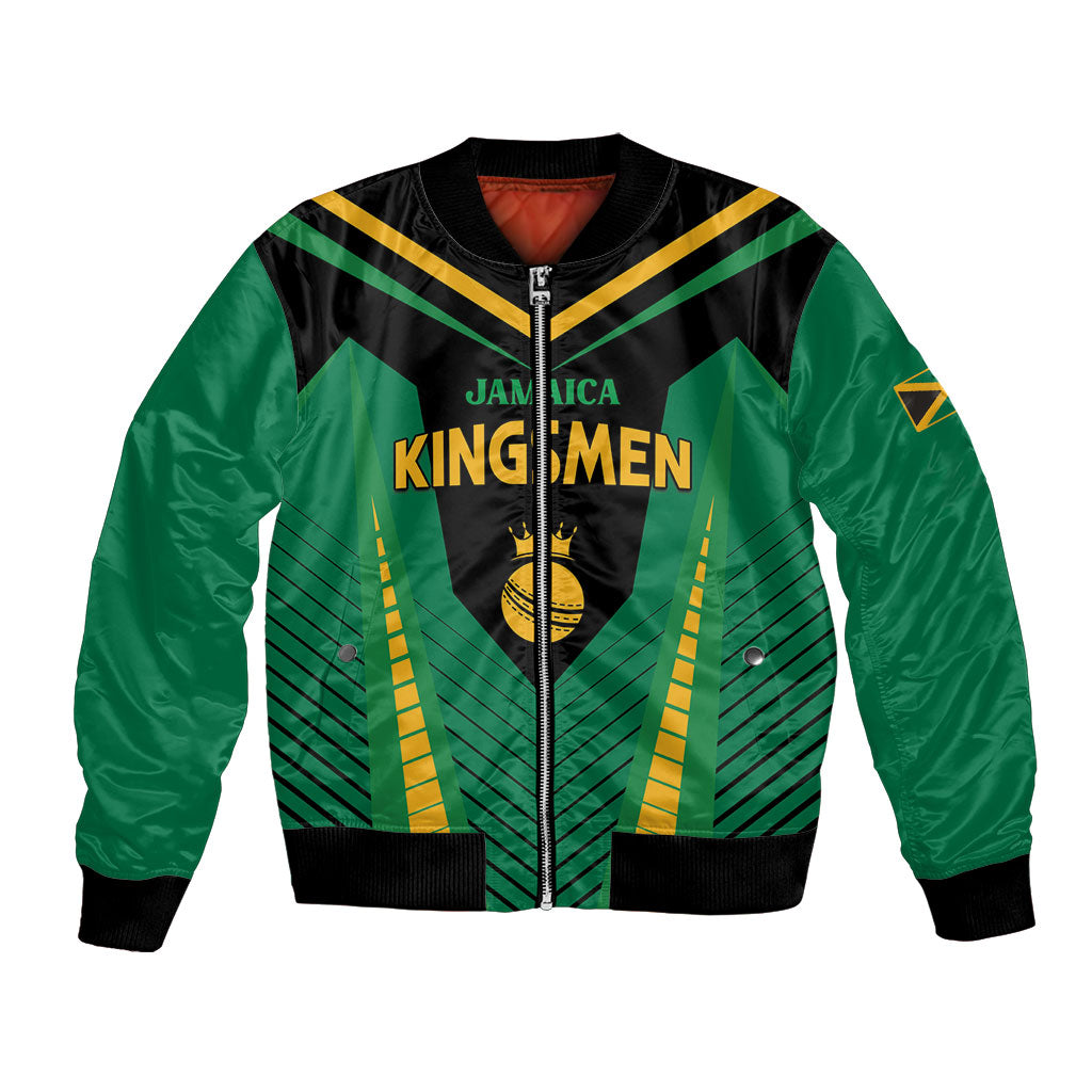 Custom Jamaica 2026 Cricket Kingsmen Bomber Jacket We Are Tallawah