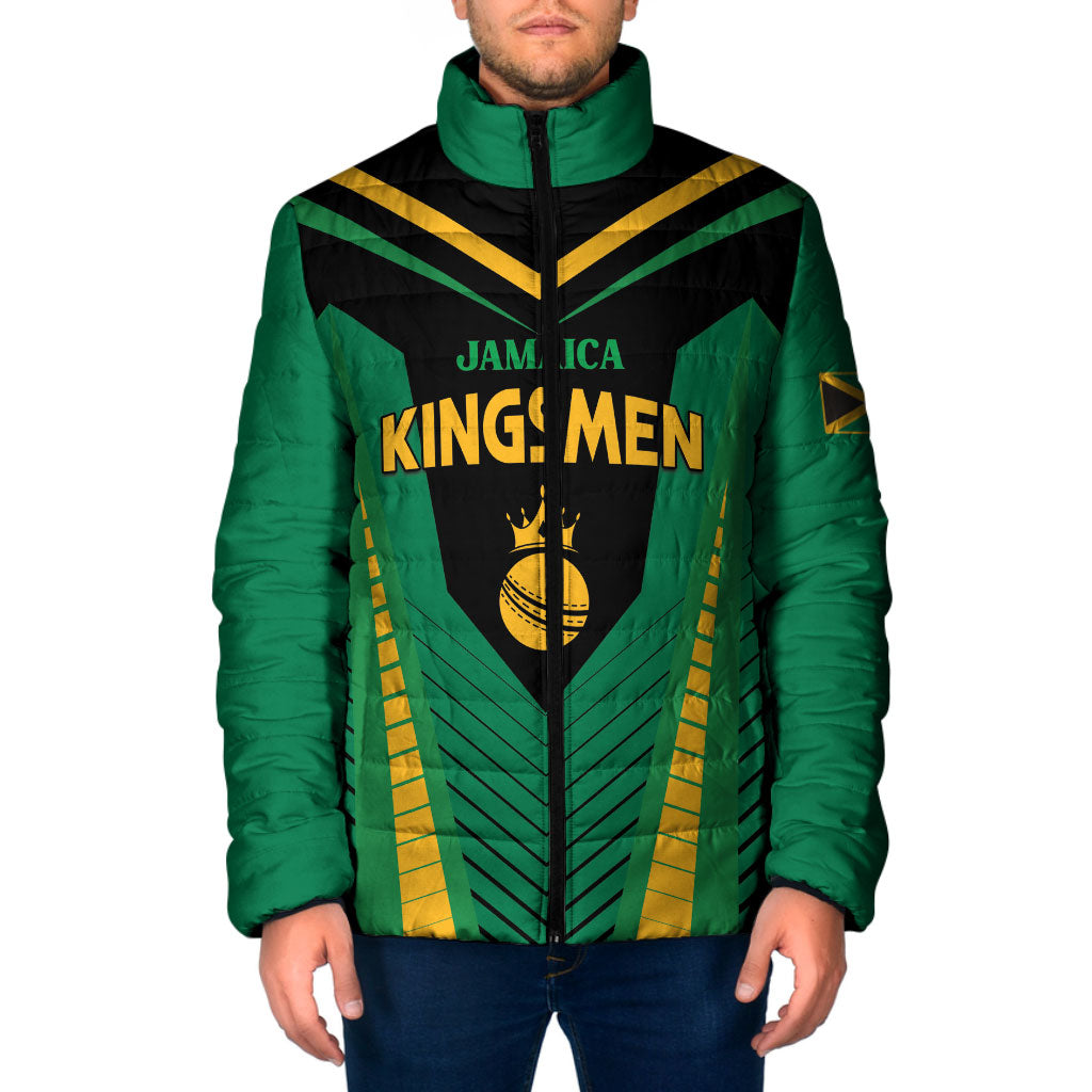 Custom Jamaica 2026 Cricket Kingsmen Padded Jacket We Are Tallawah