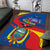 Ecuador Independence Day Area Rug Dios patria y libertad - Wonder Print Shop