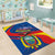 Ecuador Independence Day Area Rug Dios patria y libertad - Wonder Print Shop