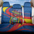 Ecuador Independence Day Back Car Seat Cover Dios patria y libertad - Wonder Print Shop