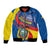 Ecuador Independence Day Bomber Jacket Dios patria y libertad - Wonder Print Shop